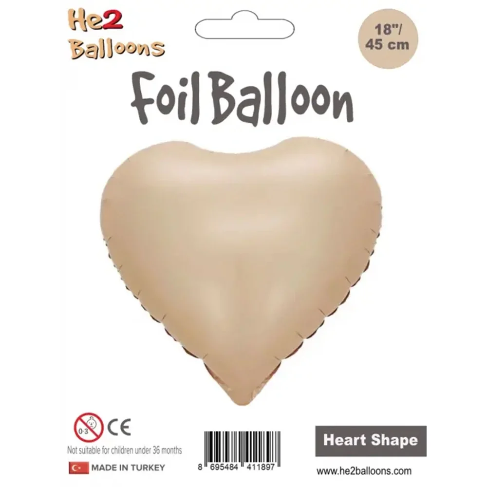 Karamel Kalp Folyo Balon 18"