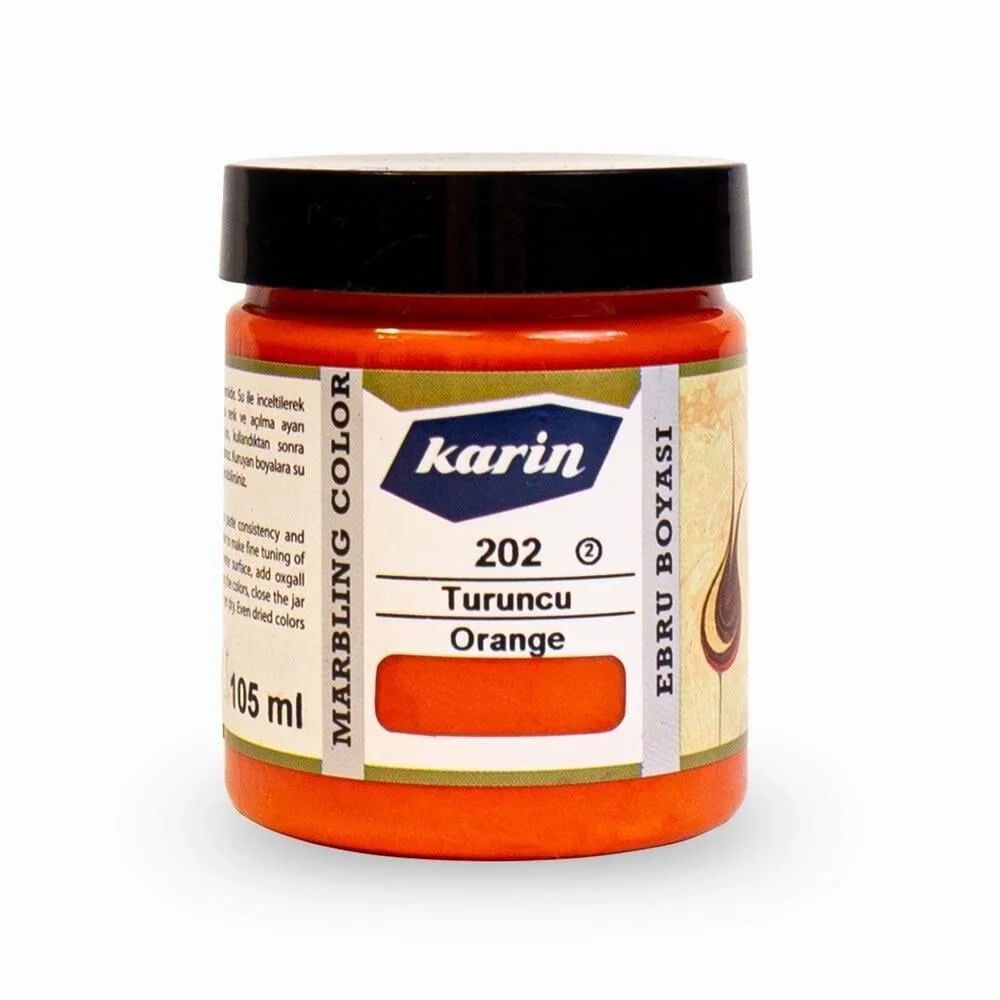 Karin Ebru Boyası 105 ml. 202 Turuncu
