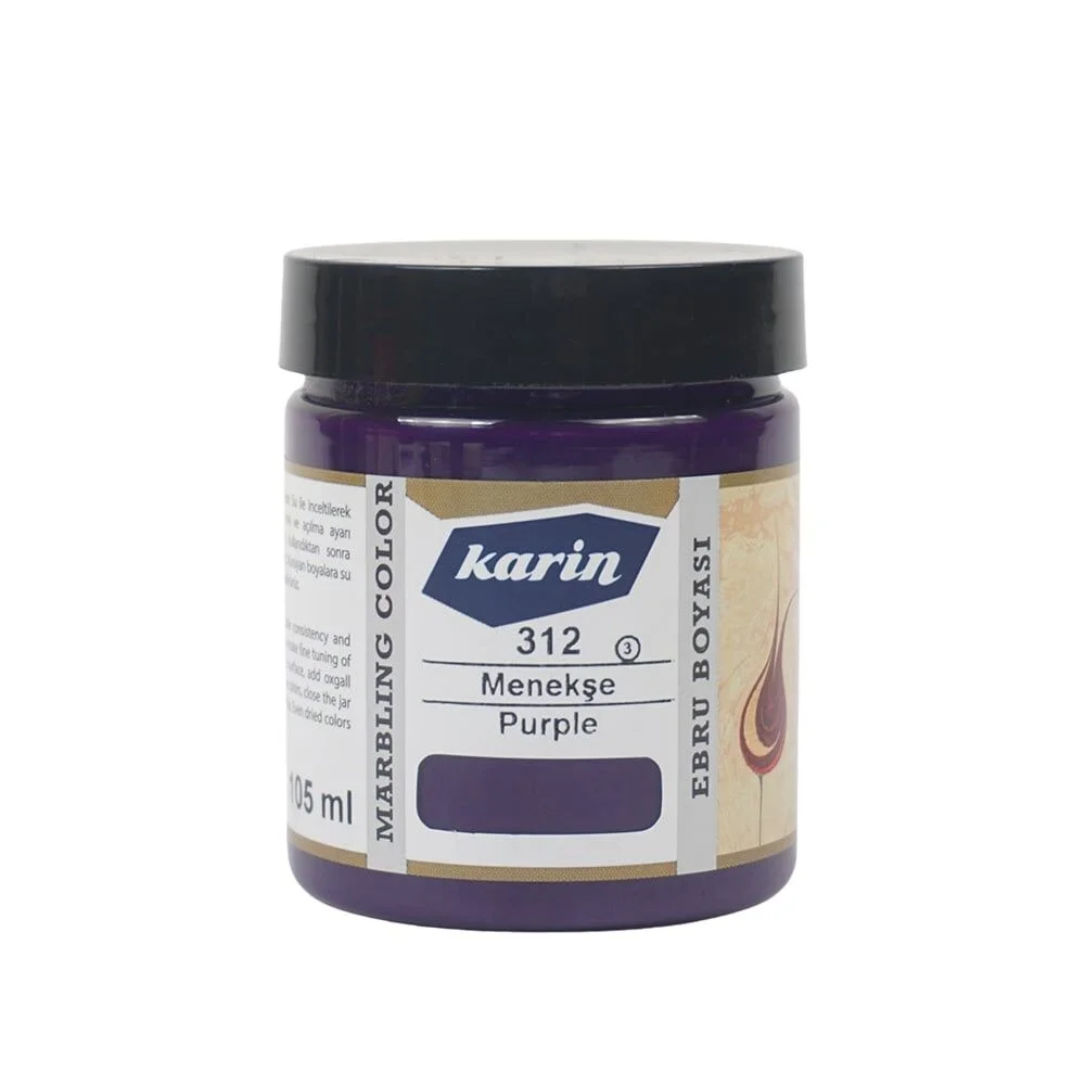Karin Ebru Boyası 105 ml. 312 Menekşe