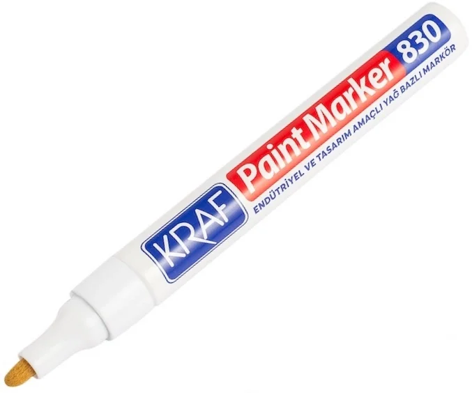 Kraf 830 Paint Markör Boyama Markörü Beyaz