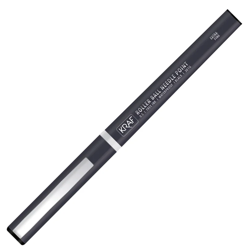 Kraf İğne Uçlu Roller Kalem 0.5 mm. SİYAH