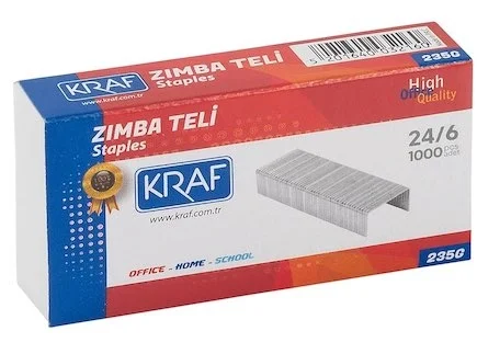 Kraf Zımba Teli No:24/6 Beyaz