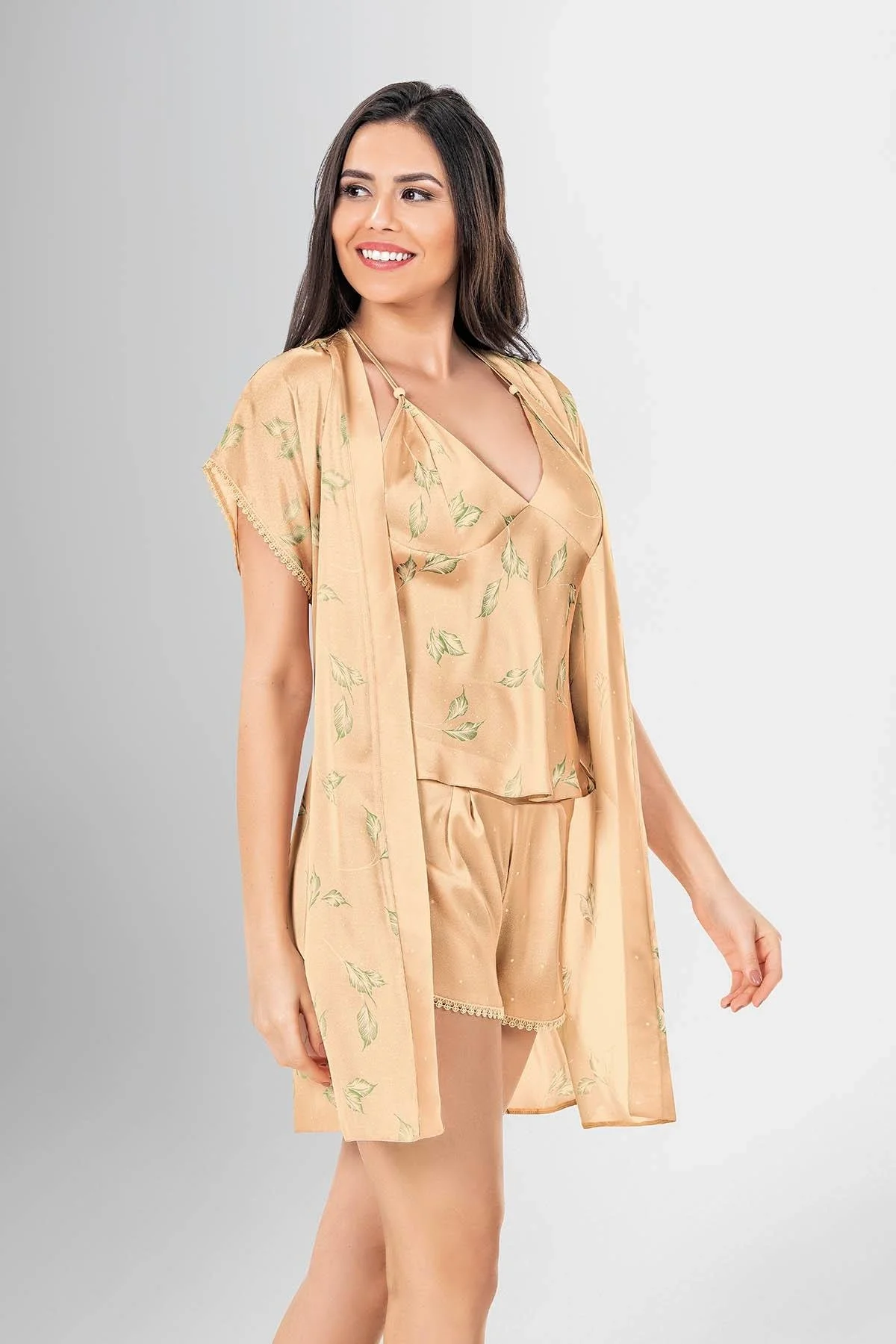 Loriva 3'lü Şort Takımı Desenli 1915