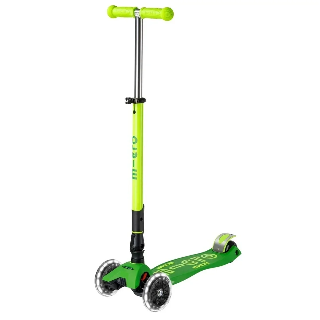 Micro Maxi Deluxe Foldable Neon LED Parrot Green