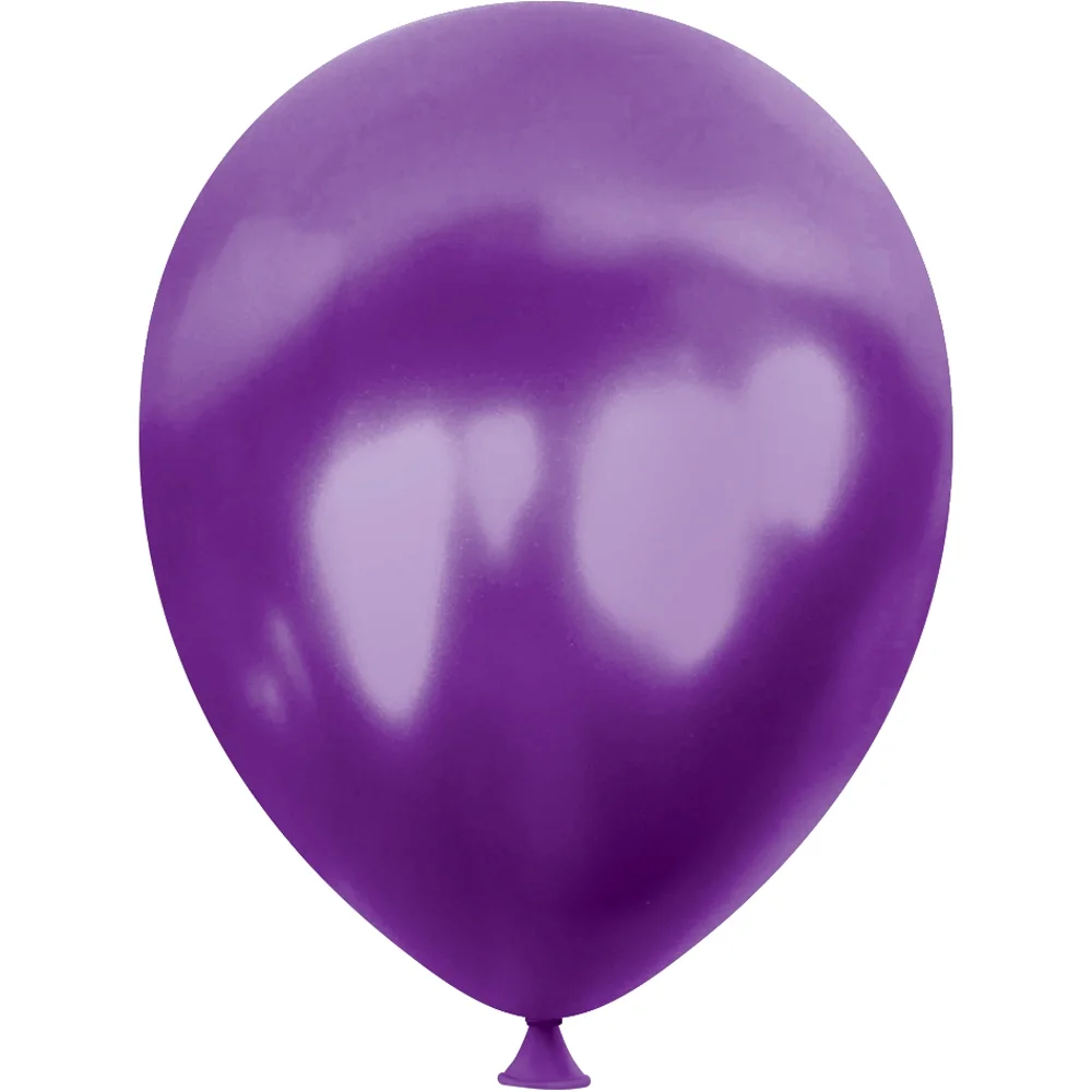 Mor Metalik Balon 12"