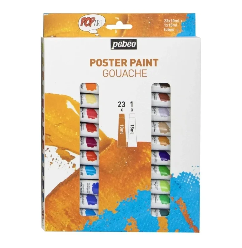 Pebeo Pop Art Guaj Boya Seti 24 Renk