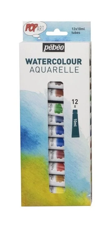 Pebeo Pop Art Sulu Boya Seti 12 Renk x 10 ml.