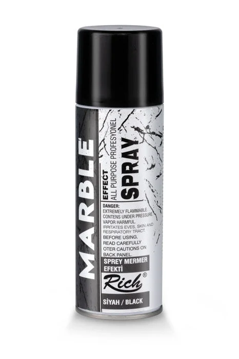 Rich Marble Effect Sprey Mermer Efekti 200 ml. SİYAH