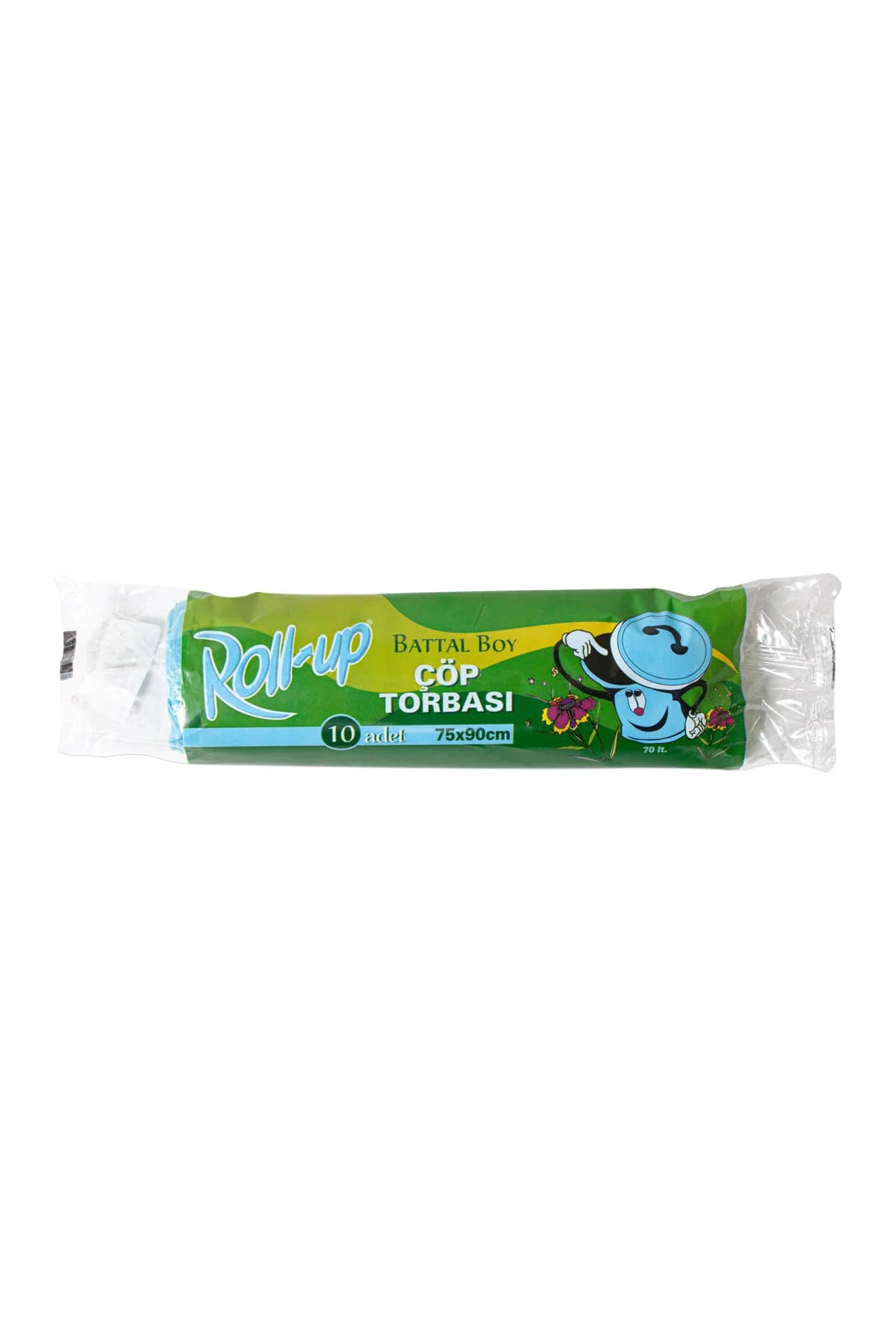 Roll-Up Çöp Torbası Battal Boy 75*90 cm 10 Adet