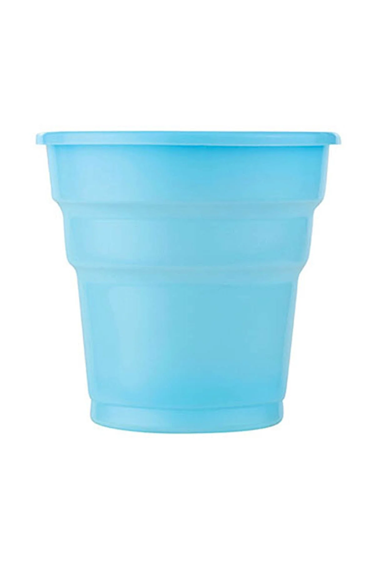 Roll-Up Plastik Meşrubat Bardağı Açık Mavi 7 oz 25 Adet