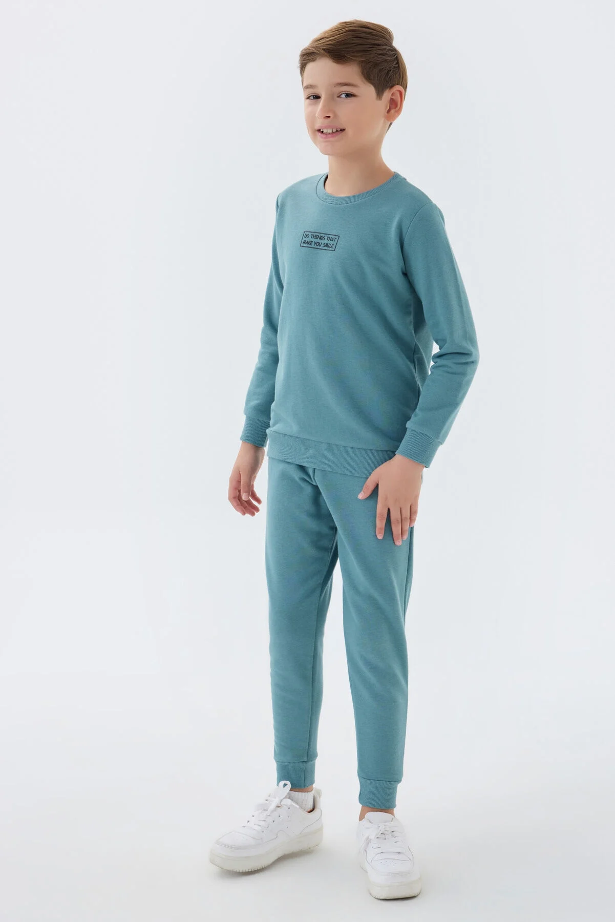 Rolypoly Erkek Çocuk Mavi Eşofman Takımı