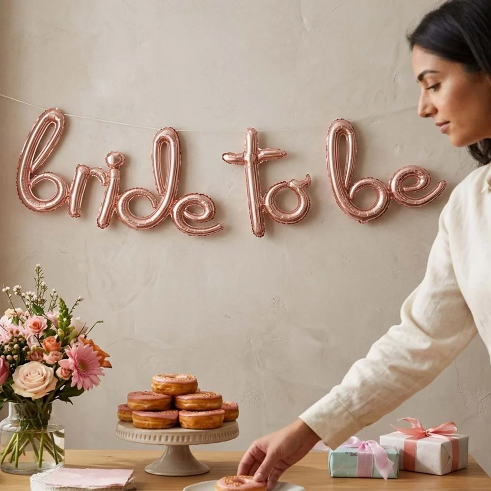 Rose Gold Bride To Be Folyo Balon