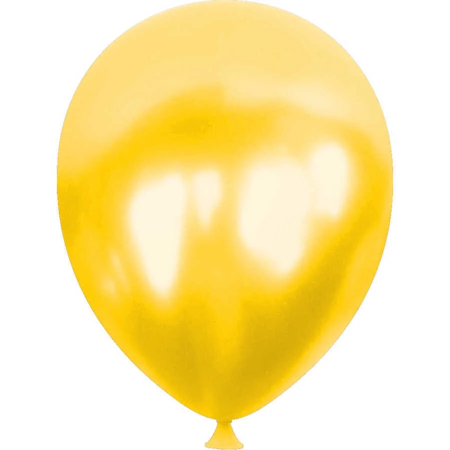 Sarı Metalik Balon 5"