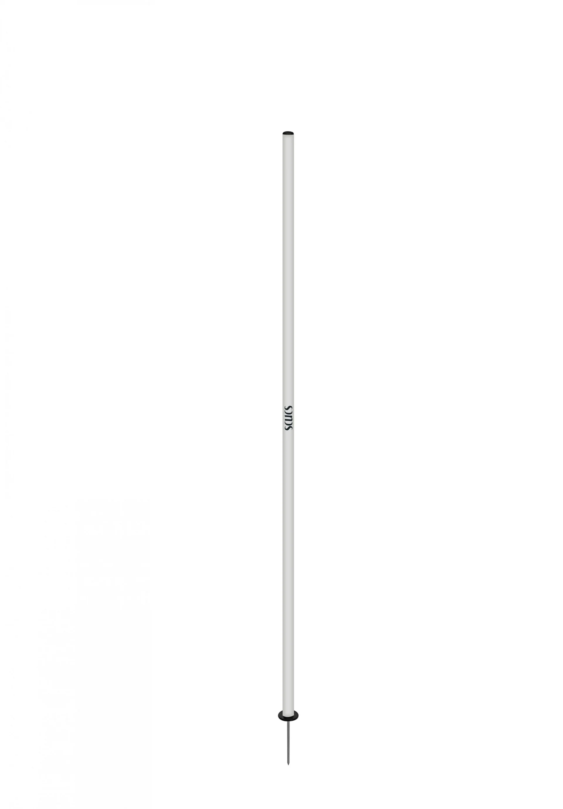 Scucs 1162 Slalom Çubuğu Çivili Tek Beyaz 130 cm