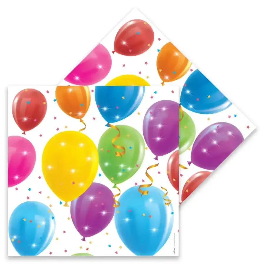 Sparkling Balloons Peçete