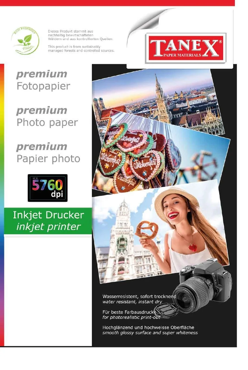 Tanex Premium Fotoğraf Kağıdı 180 gr. A4 25'li