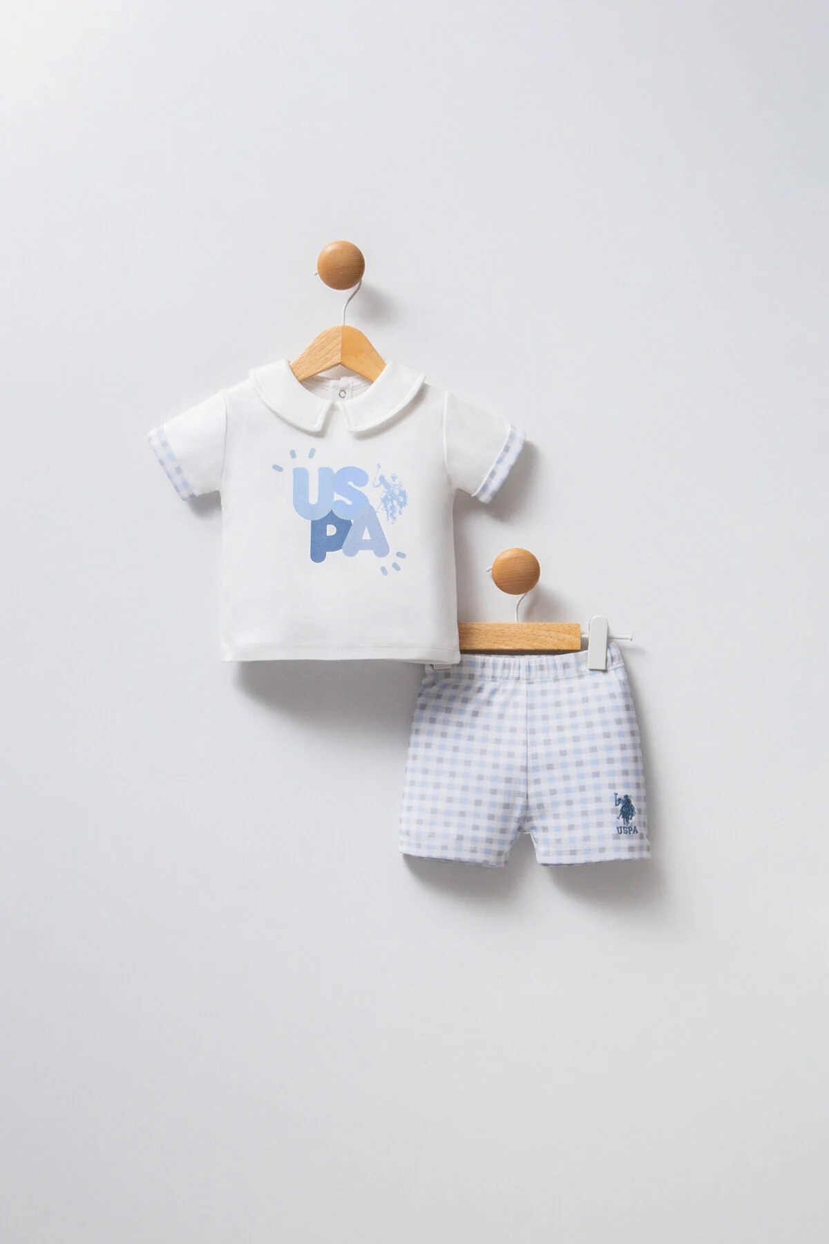 U.S. Polo Assn Erkek Bebek Beyaz Takım