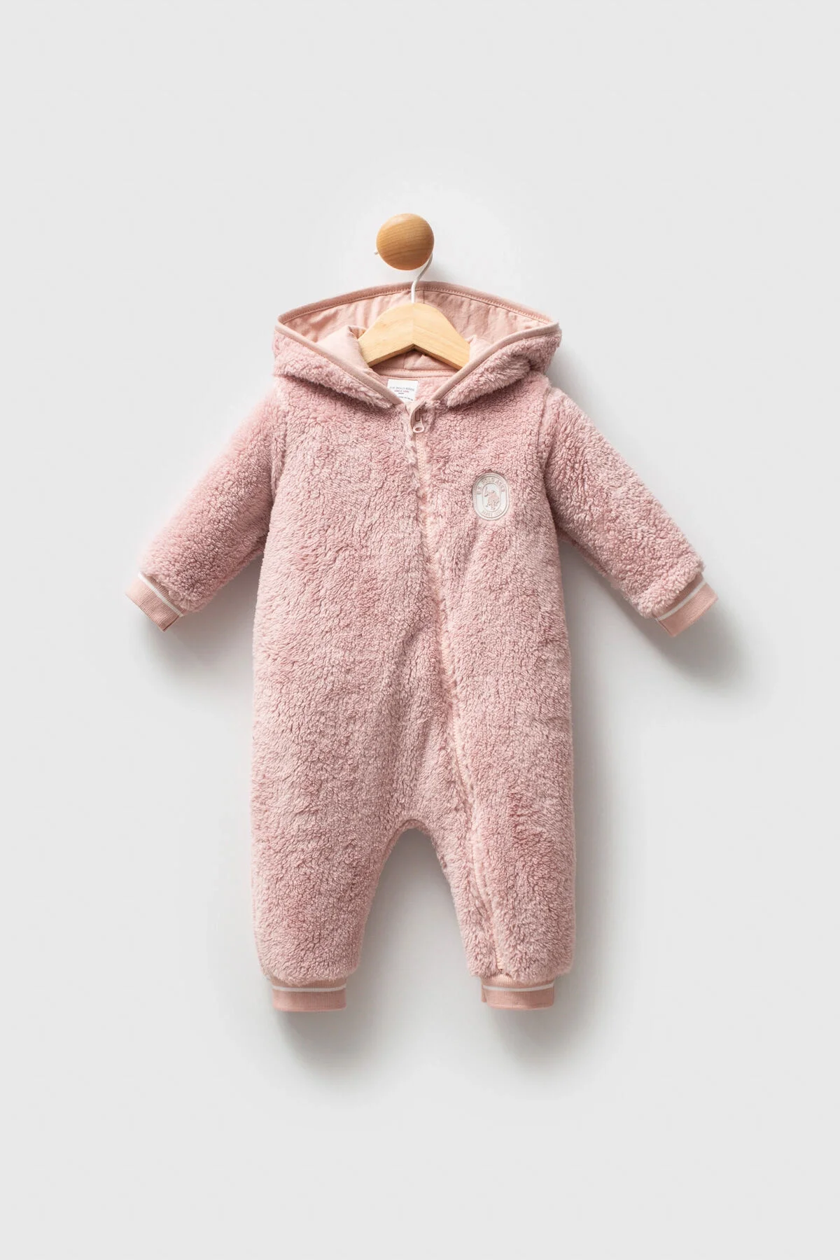 U.S. Polo Assn Kız Bebek Pembe Tulum