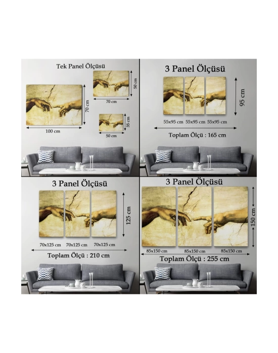 Ademin Yaratılışı Tablosu - The Creation of Adam-6596