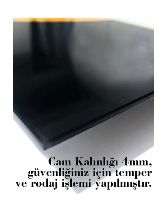 Allah Muhammed Kaligrafi Ayet Dini İslami Cam Tablo, Ev Ofis Duvar Dekoru, Hediyelik Büyük Cam Tablo