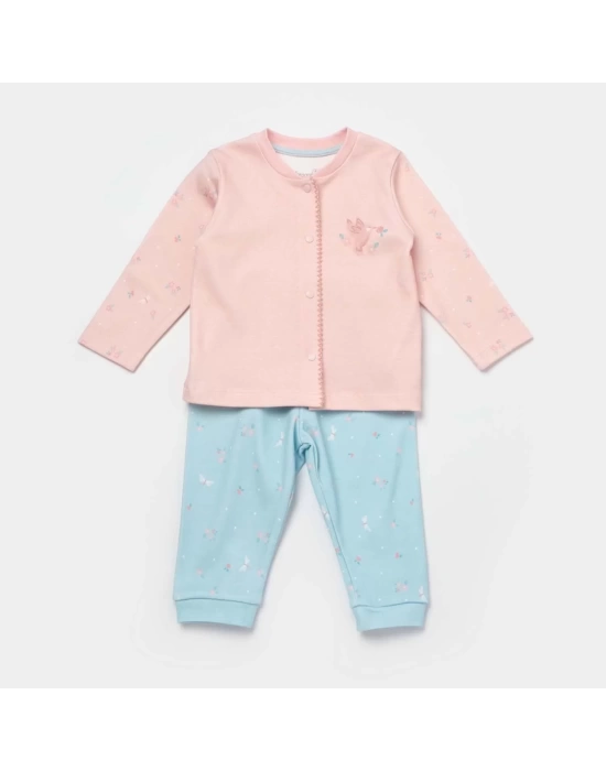 Always Happy Bebek Pijama Takım  Gül Kurusu Mint