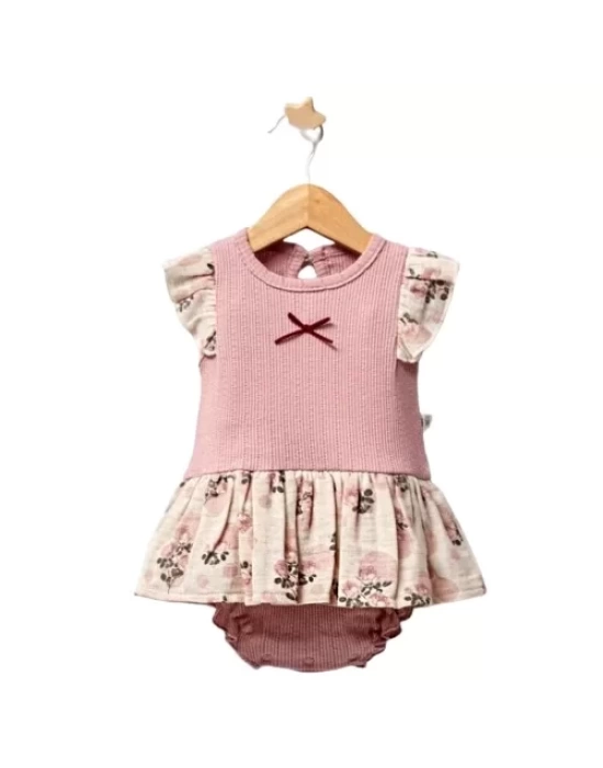 Baby Vintage Rose Bebek Body  Gül Kurusu