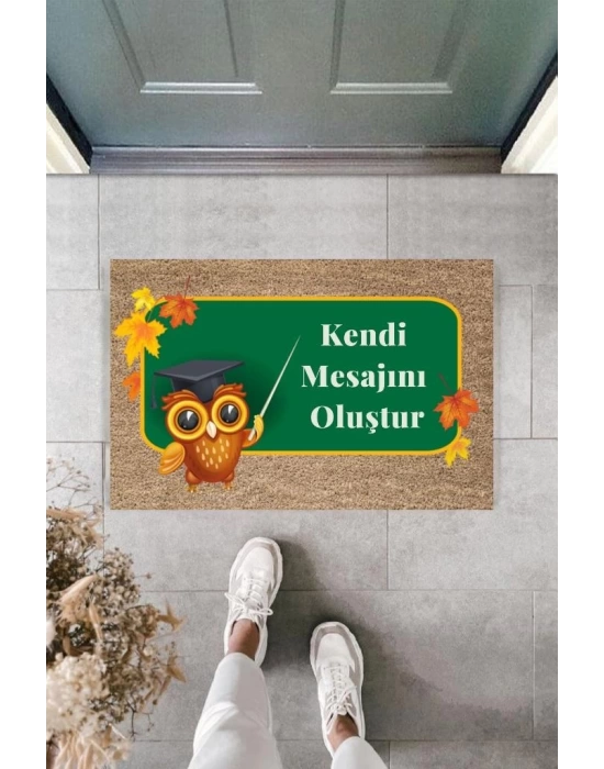 Dijital Baskı Kişiye Özel İç Kapı Dekorasyon Paspas  PS11226