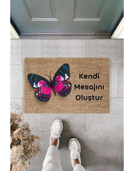 Dijital Baskı Kişiye Özel İç Kapı Dekorasyon Paspas  PS11234