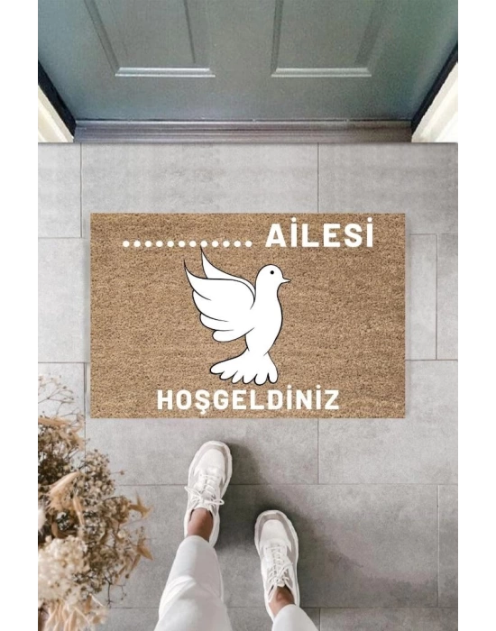 Dijital Baskı Kişiye Özel İç Kapı Dekorasyon Paspas  PS11279