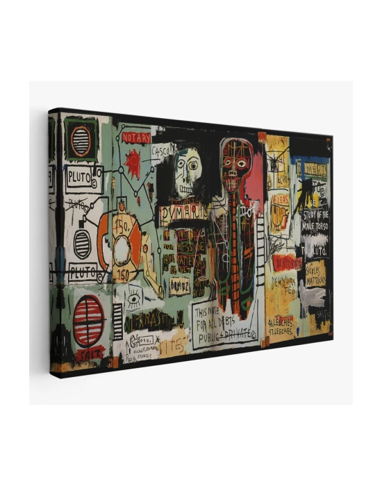 Jean Michel Basquiat Notary Kanvas Tablo-5002