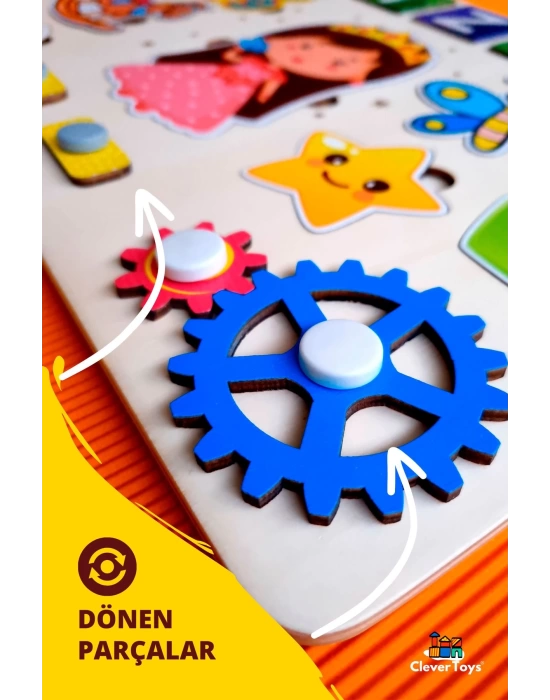 Kız çocuk Eğitici Oyuncak Kişiselleştirilebilir. Montessori Tak Çıkar Ahşap Puzzle Yapboz