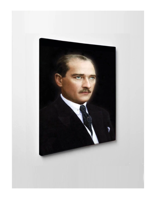 Led Işıklı Atatürk Kanvas Tablo