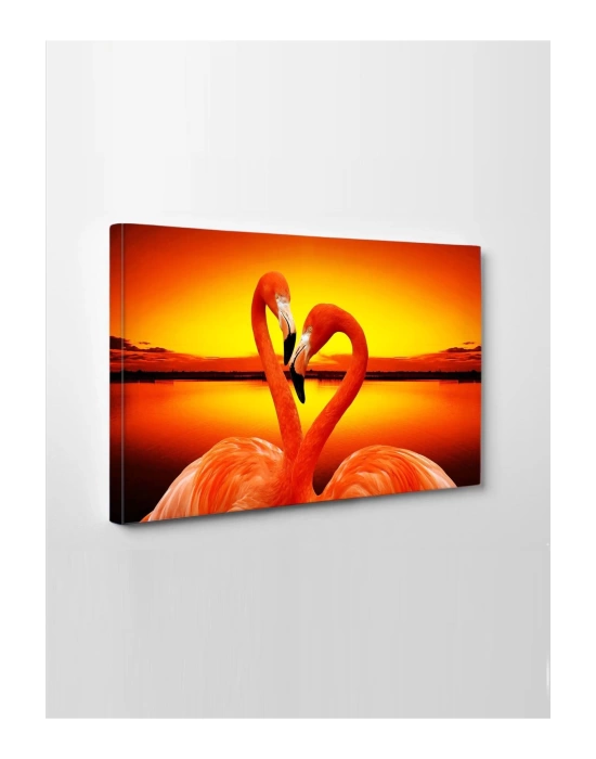 Led Işıklı Flamingo (Harika bir hediyelik tablo)