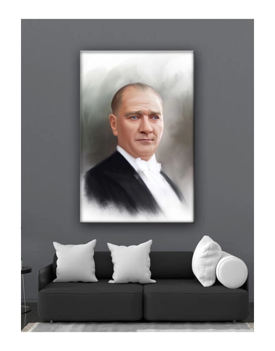 Led Işıklı Gazi Mustafa Kemal Atatürk Tablo