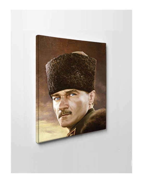 Led Işıklı Mustafa Kemal Atatürk Kanvas Tablo