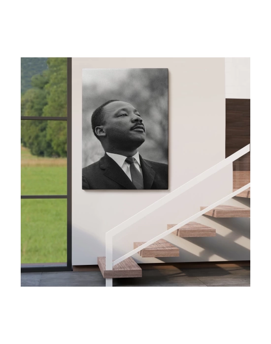 Martin Luther King Dekoratif Kanvas Duvar Tablosu-6374