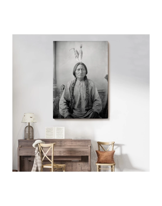 Oturan Boğa Tablosu, Amerikaya Karşı Savaşan Son Kızılderili Kabile Şefi, Sitting Bull-6416