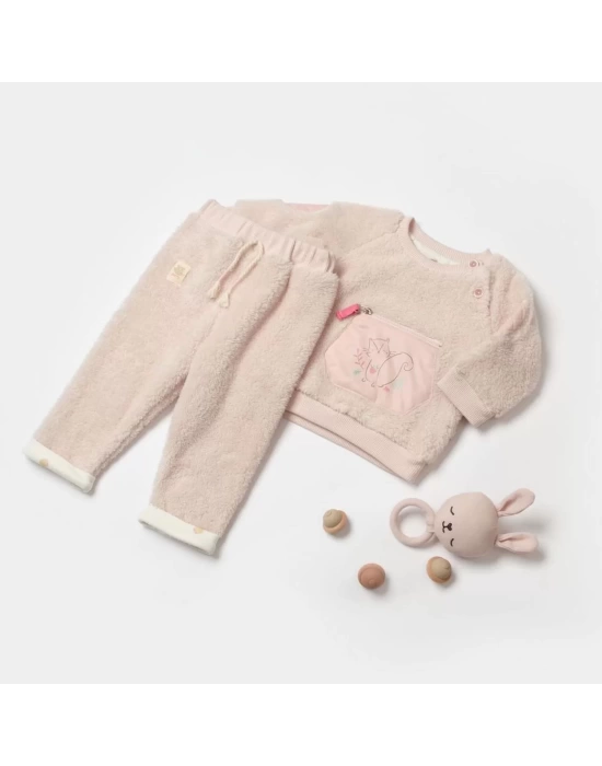 Pretty Moments 2li Bebe Takım Ecru Pink