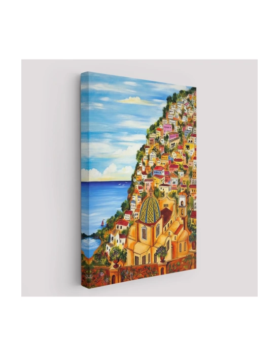 Roberto Gagliardinin Positano İsimli Tablosu-6328