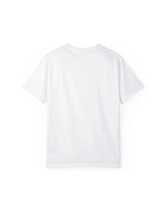 Unisex Minimal New York Baskılı Beyaz Basic Tshirt