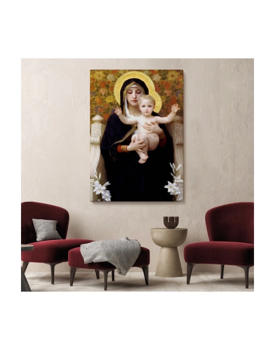 Zambak İle Bakire Tablosu - The Madonna of the Lilies-6479