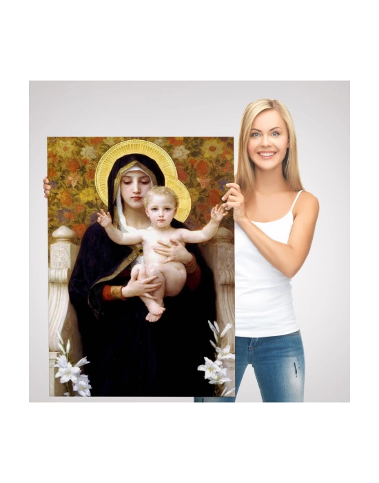 Zambak İle Bakire Tablosu - The Madonna of the Lilies-6479