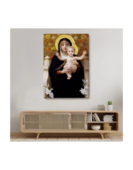 Zambak İle Bakire Tablosu - The Madonna of the Lilies-6479