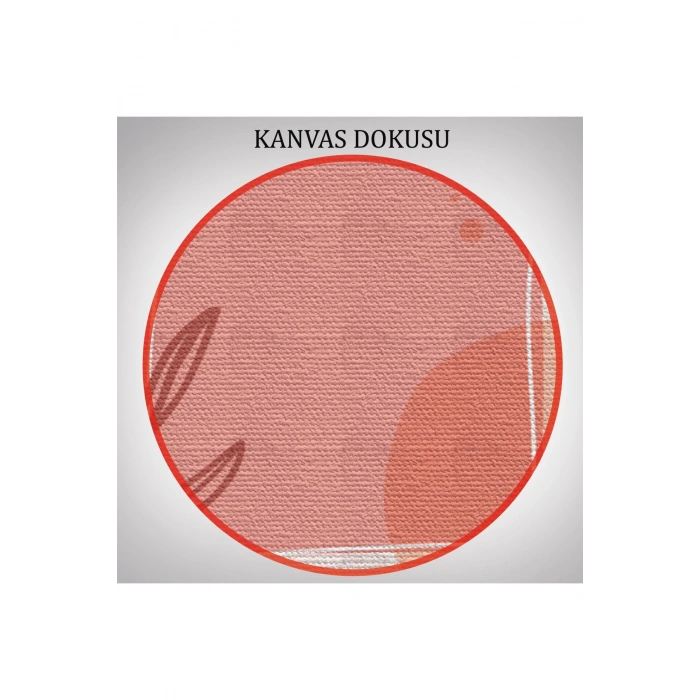 3’lü Tablo Minimal Şekiller ve Bitkiler Dekoratif Şık ve Modern Duvar Tablo Seti-BF-31