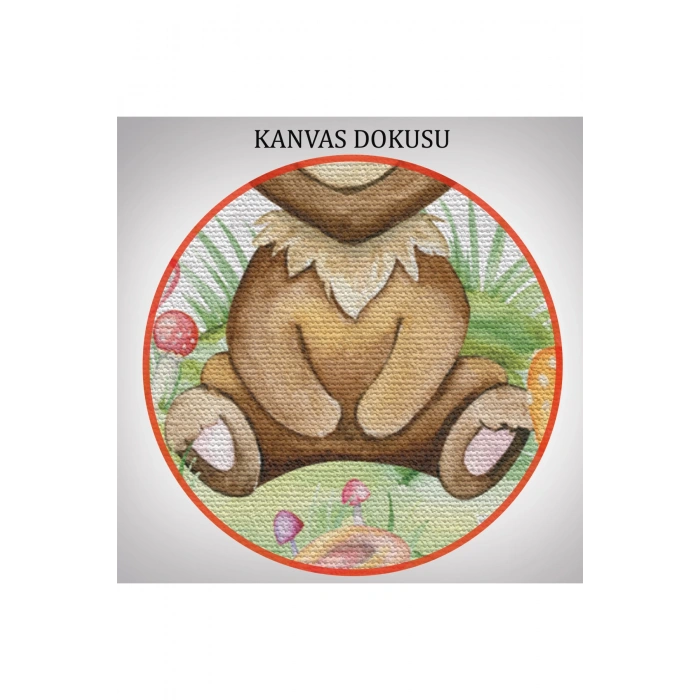 3’lü Tablo Sevimli Hayvanlar Temalı Dekoratif Şık ve Modern Duvar Tablo Seti-BH-33