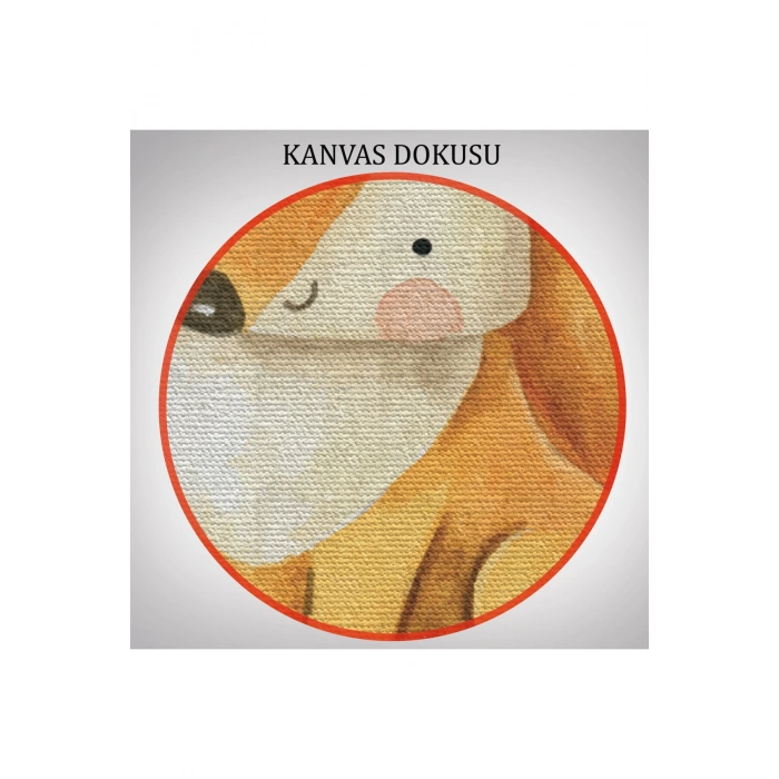 3’lü Tablo Sevimli Hayvanlar Temalı Koleksiyon Dekoratif Duvar Tablo Seti-BS-43