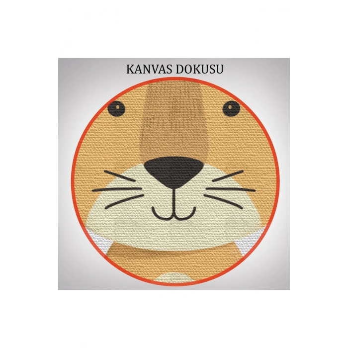 3’lü Tablo Sevimli Üç Hayvan Koleksiyonu Dekoratif Duvar Tablo Seti-BO-39