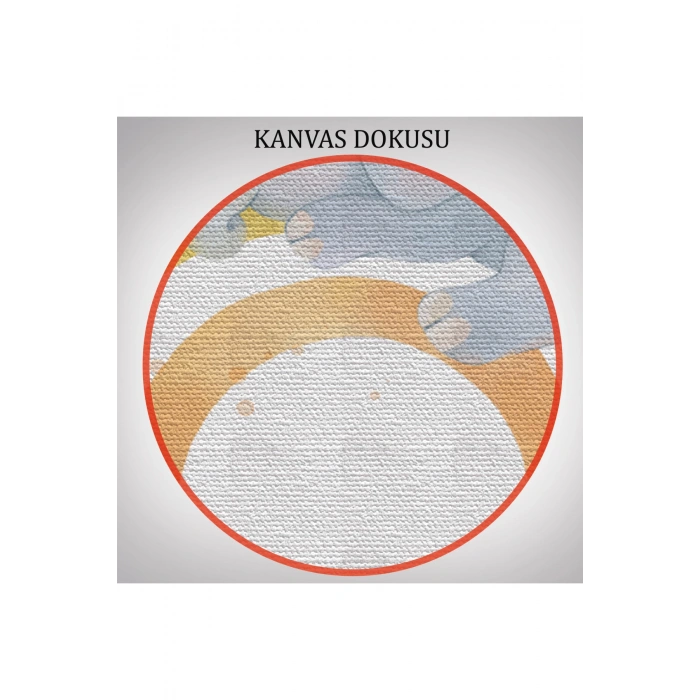 3’lü Tablo Şirin Hayvanlar Temalı Dekoratif Duvar Tablo Seti-BU-46