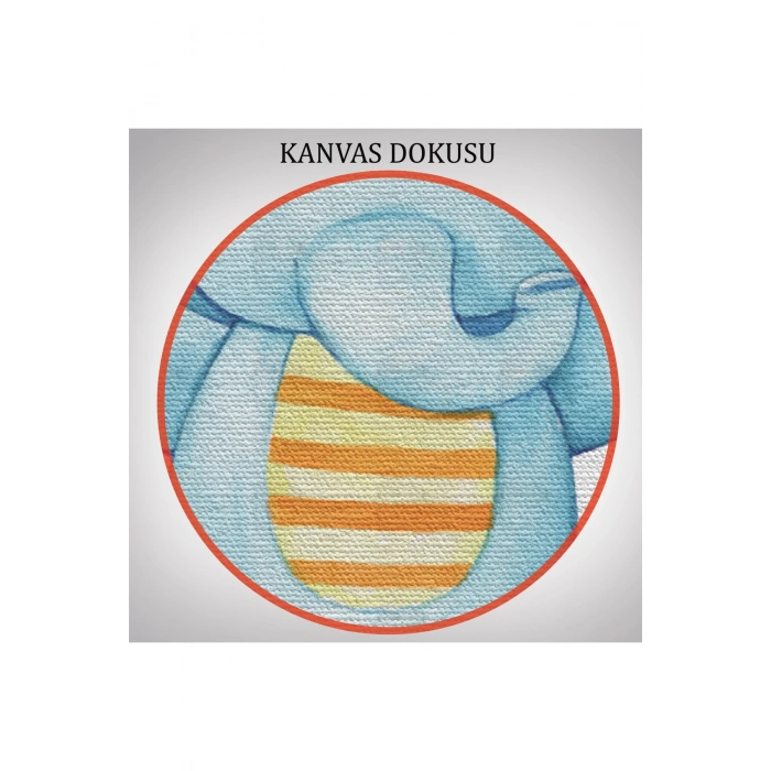 3’lü Tablo Şirin Hayvanlar Temalı Dekoratif Duvar Tablo Seti-CA-51