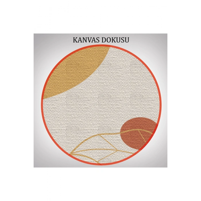 3’lü Tablo Soyut Şekiller Dekoratif Şık ve Modern Duvar Tablo Seti-BE-30